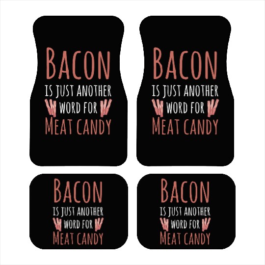 Bacon Meat Candy Car Mats