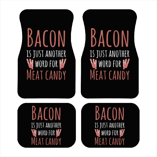 Bacon Meat Candy Car Mats