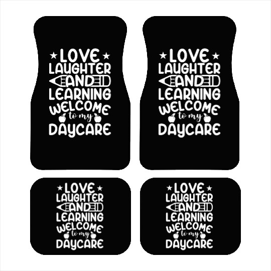 Daycare Provider Childcare Pre-k Teacher Appreciat Car Mats
