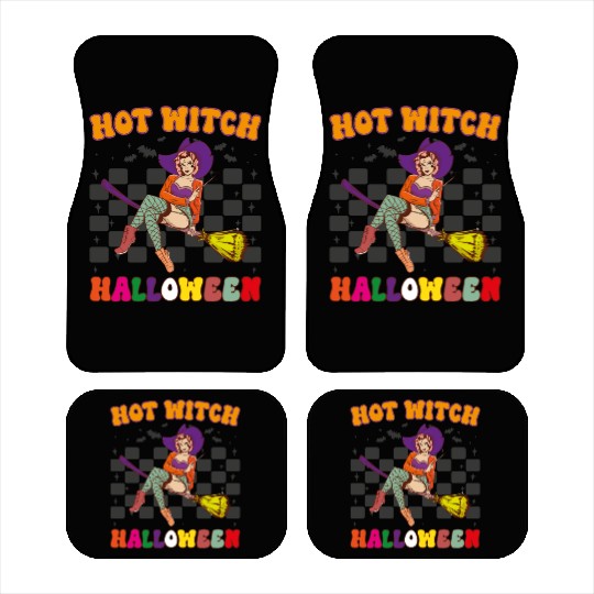 Hot witch Halloween Car Mats