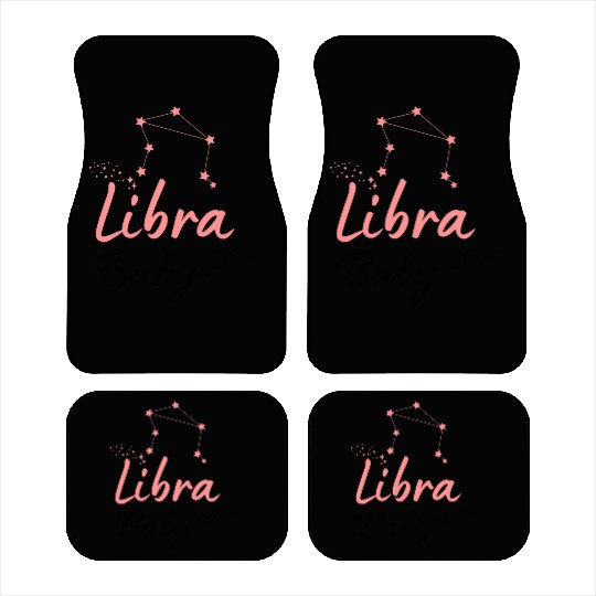 Libra Baby Astrology Cute Car Mats