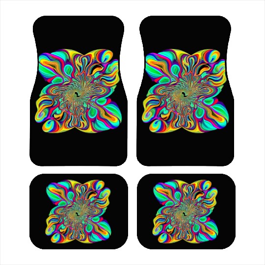 The color of magic mushrooms Car Mats