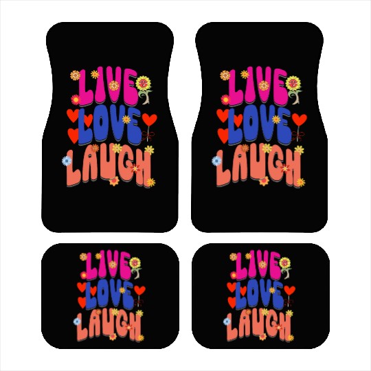 LIVE LOVE LAUGH Car Mats