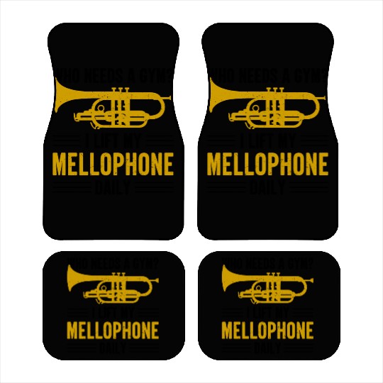 Mellophonist Musical Instrument Orchestra Car Mats