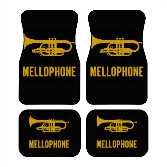 Mellophonist Musical Instrument Orchestra Car Mats