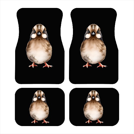 Little Brown BIrd Car Mats