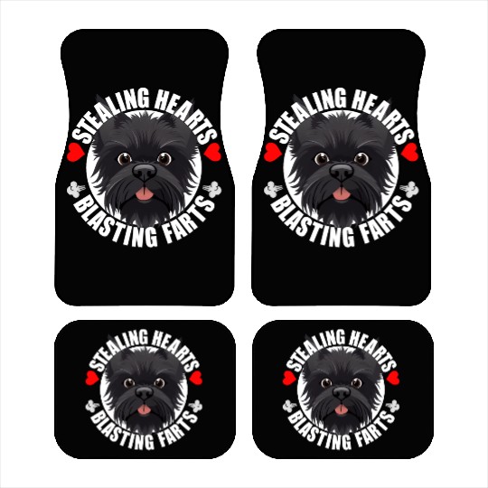 Affenpinscher Comedy Stealing Hearts Blasting Car Mats