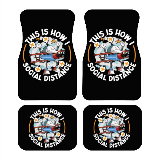 Pilot Aviation Airplane Airline Future Pilots Car Mats