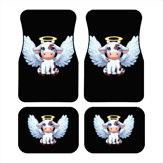 cow angel wings farm halo Car Mats