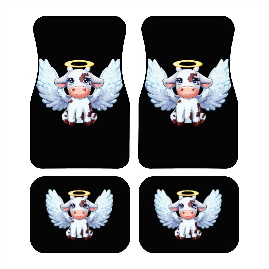 cow angel wings farm halo Car Mats