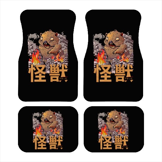 Kaiju Quokka Japanese Anime Monster Car Mats