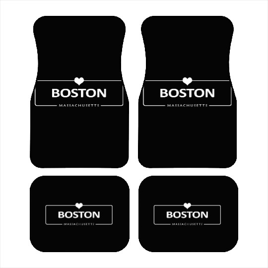 Boston Massachusetts In USA Car Mats