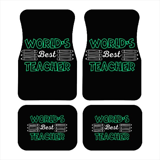 World s best teacher. Car Mats
