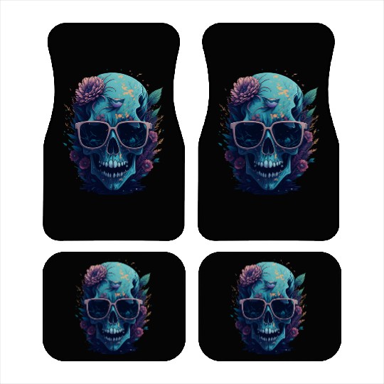 Floral Skull | C14 Car Mats