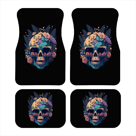 Floral Skull | C18 Car Mats