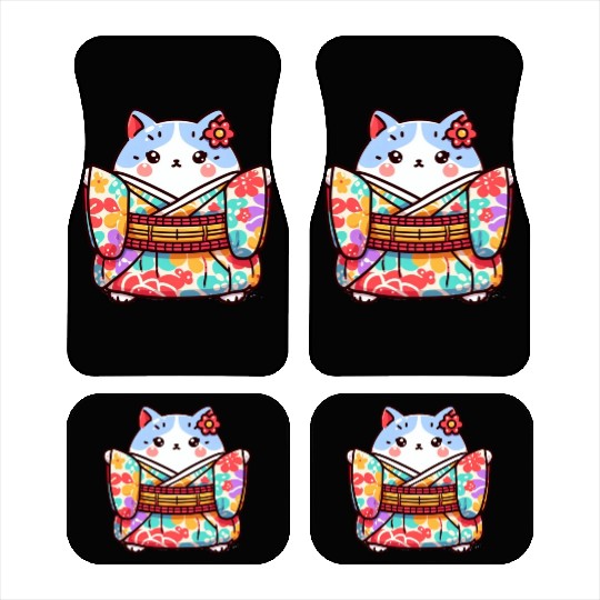 Japanese cat or Neko Car Mats