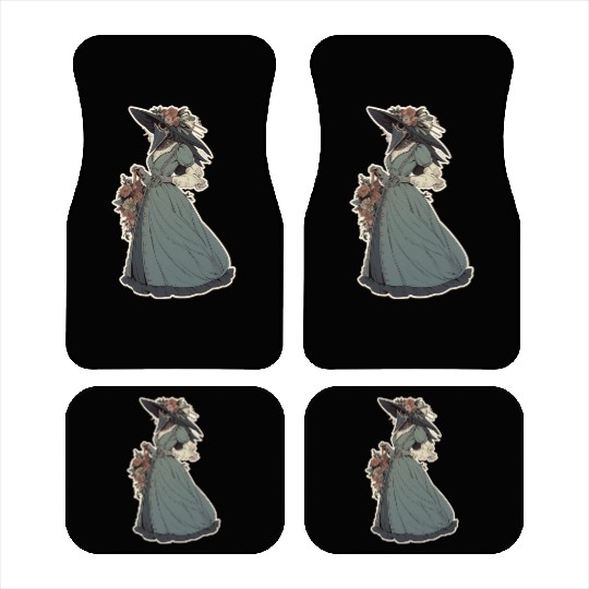 Vintage Plague Lady Car Mats
