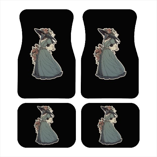 Vintage Plague Lady Car Mats