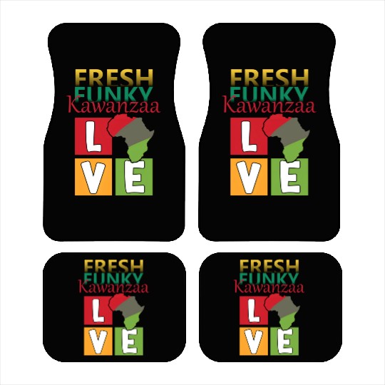 Kwanzaa Celebration with a Fresh Funky Twist Car Mats