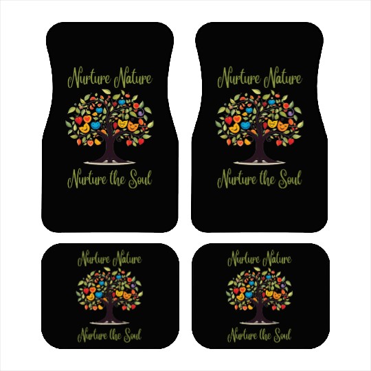 Colorful Tree Therapy Car Mats