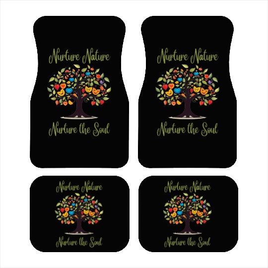 Colorful Tree Therapy Car Mats