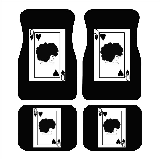 Black Queen Car Mats