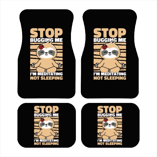 Sloth Sloth Yoga Car Mats