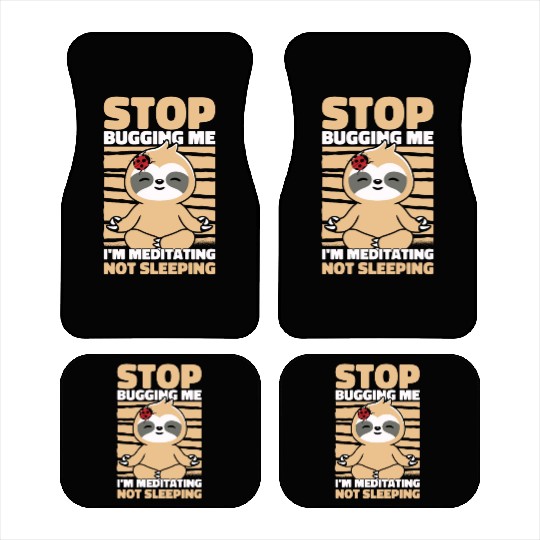 Sloth Sloth Yoga Car Mats