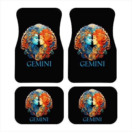 Embrace Your Gemini Identity: Gemini Zodiac Car Mats