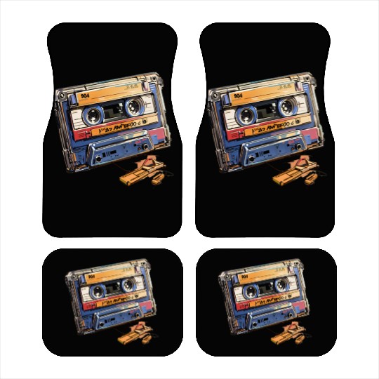 90s Nostalgia Cassette Car Mats