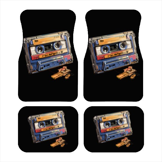 90s Nostalgia Cassette Car Mats