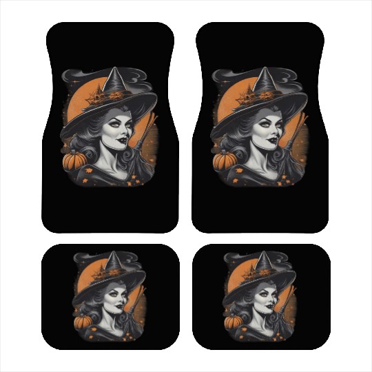 hallowen witch design 30 Car Mats