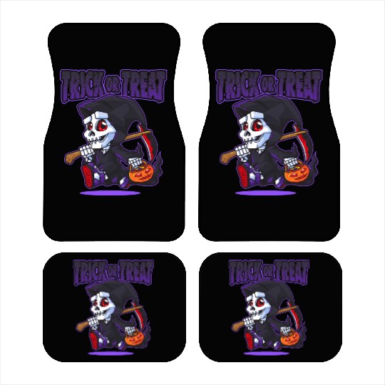 Halloween Trick or Treat Grim Reaper Car Mats