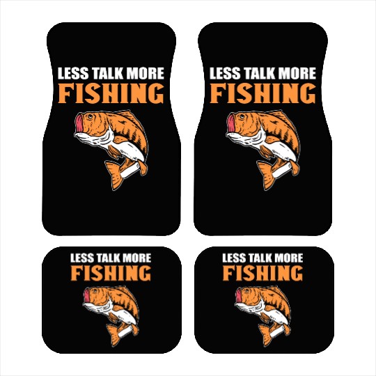 More Fishing Aquaculturist Gift Car Mats