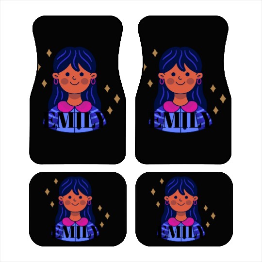 emily name Car Mats