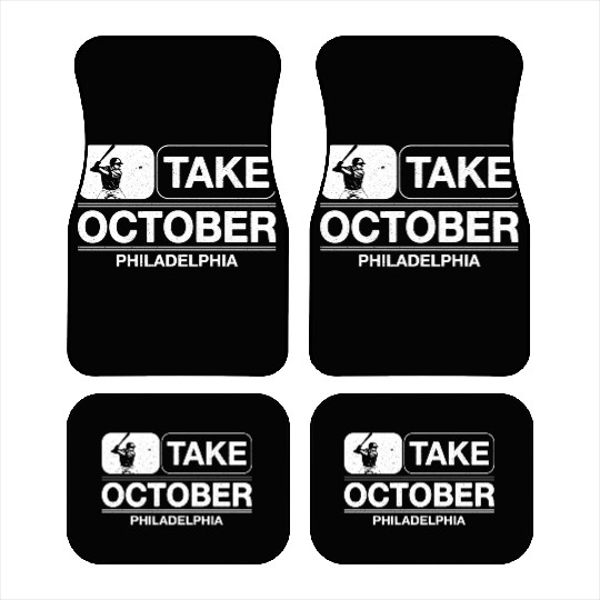 Take October Philly Philadelphia Car Mats