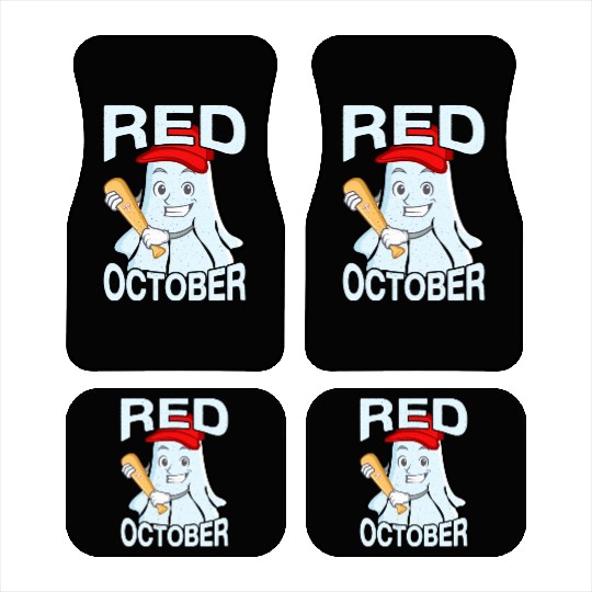 Vintage Philly Red October Philadelphia Ghost Car Mats