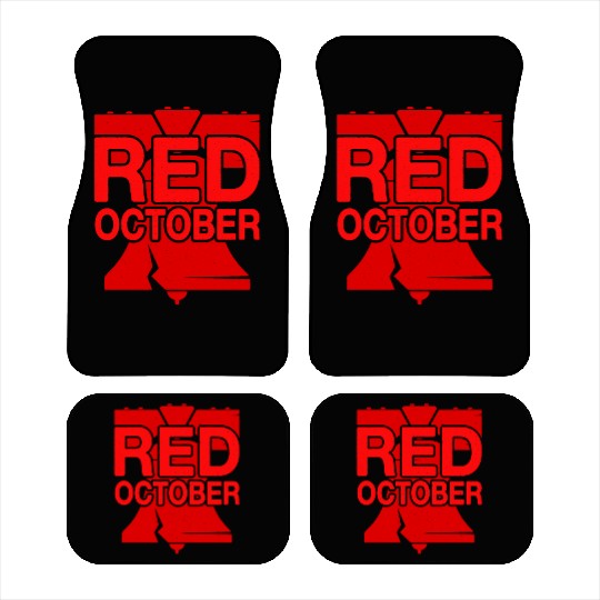 Philadelphia Red October Philly Vintage Car Mats