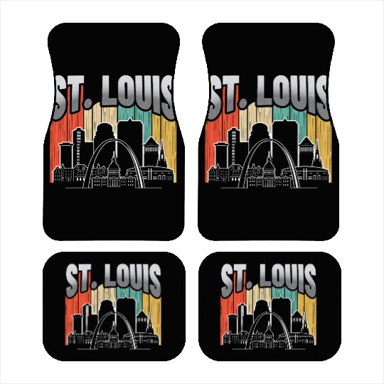St. Louis Missouri Vintage Car Mats