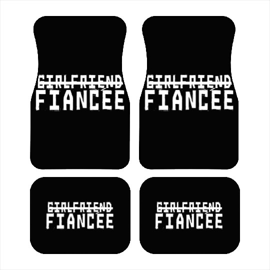 Girlfriend Fiancee Couple Engagement Engaged Car Mats