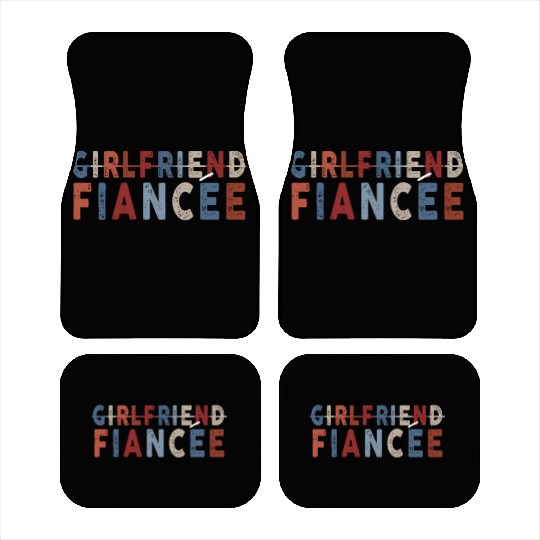 Girlfriend Fiancee Couple Engagement Engaged Car Mats