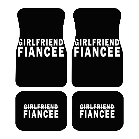 Girlfriend Fiancee Couple Engagement Engaged Car Mats