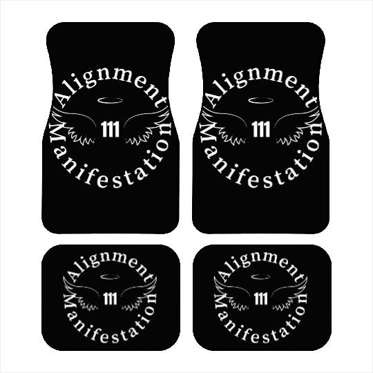 111 Angel Number Manifest Unisex Softstyle Car Mats
