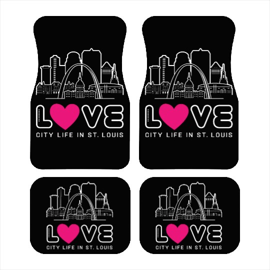 Love City Life in St. Louis Missouri Car Mats