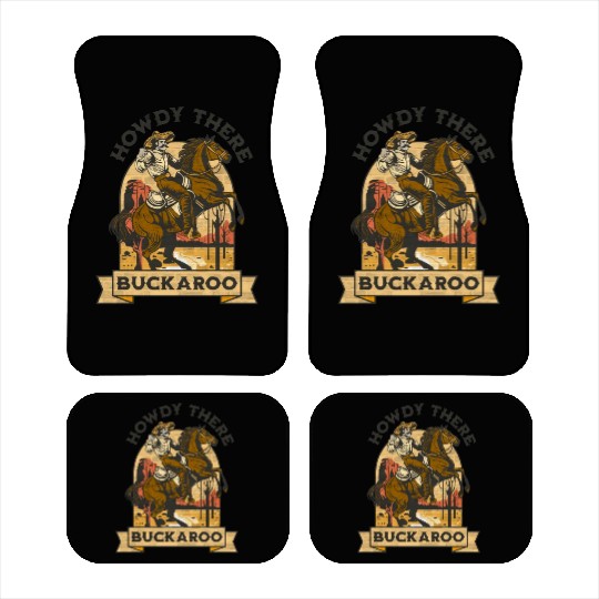 Howdy There Buckaroo Car Mats