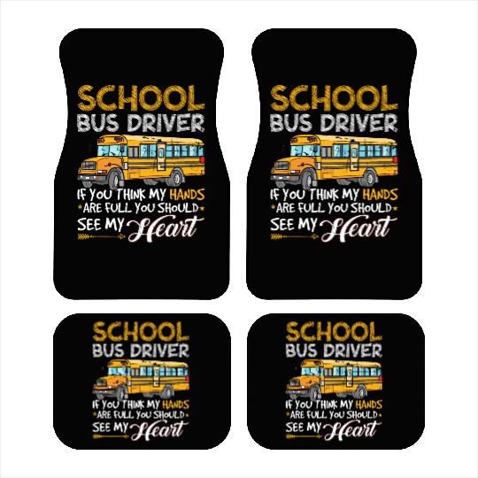 Student Delivery Specialist School Bus Driver Car Mats