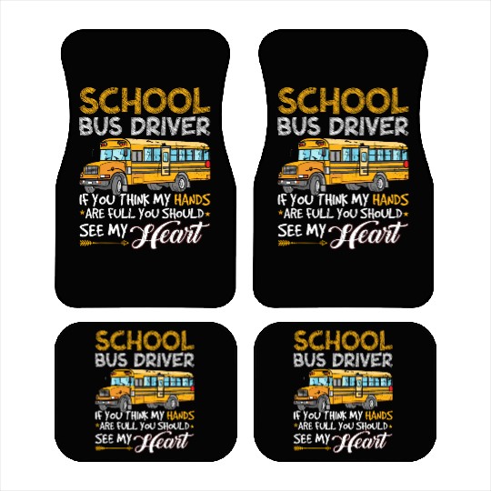 Student Delivery Specialist School Bus Driver Car Mats