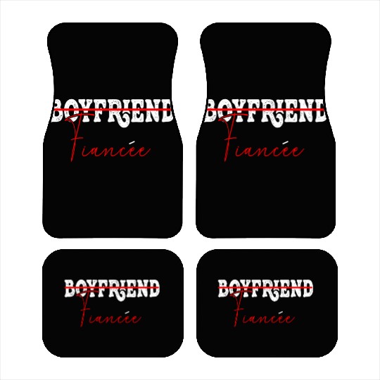 Couple Engagement Engaged Men Funny Fiancee Car Mats