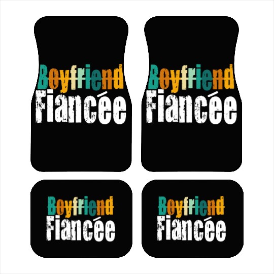 Couple Engagement Engaged Men Funny Fiancee Car Mats