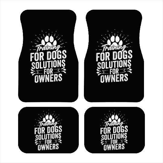 Training For Dogs Solutions For Owners Dog Trainer Car Mats